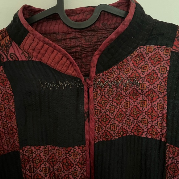 Vintage Silk/Cotton Coat - Picture 4 of 7